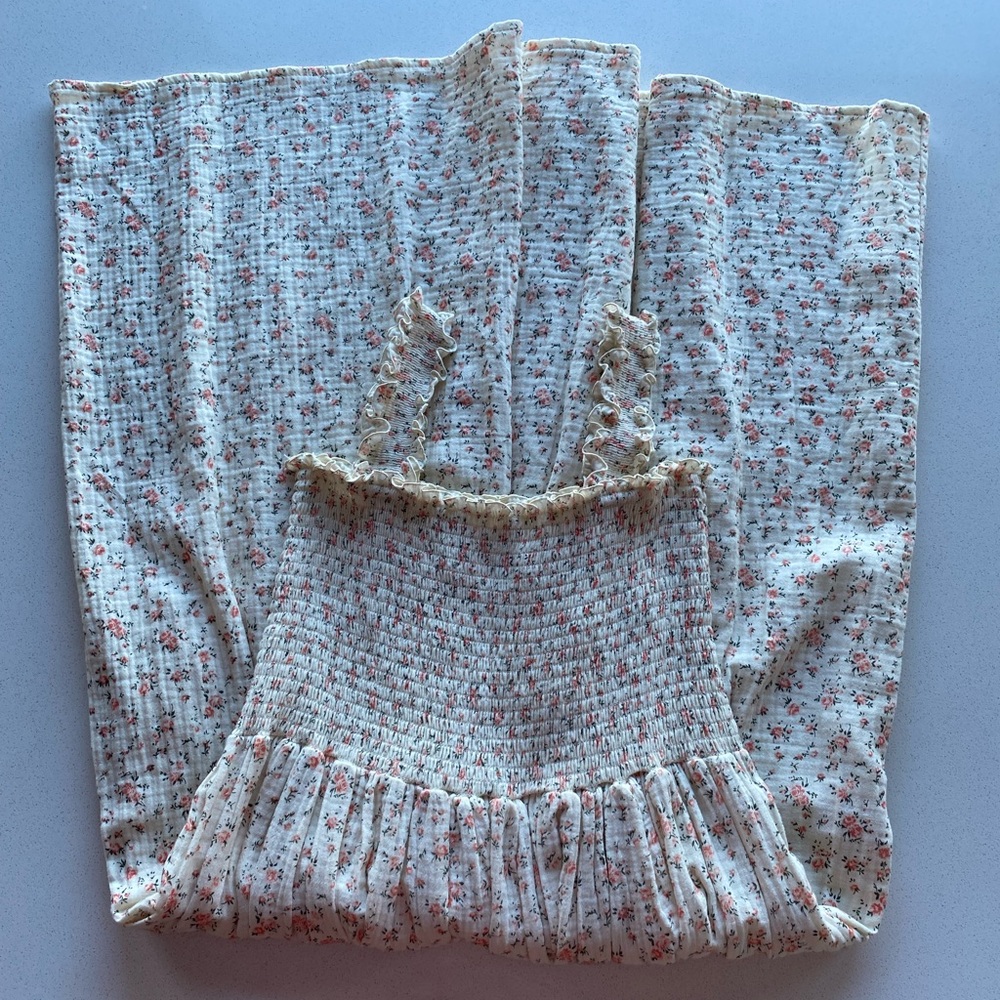 Nothing Fits But the dress Enola S/M Peach Floral